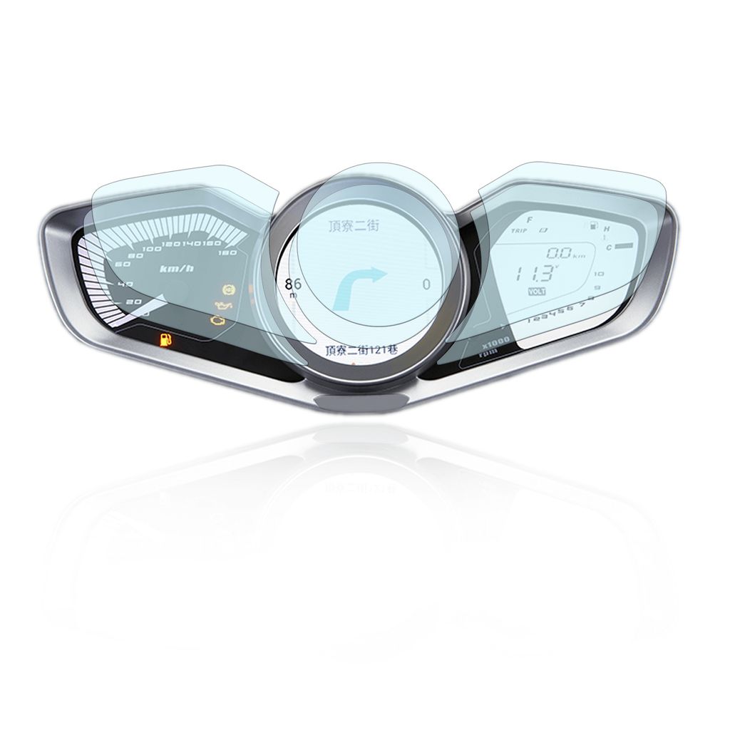 Tachoschutzfolie Displayschutzfolie passend für Kymco XCTING 400 i ABS 2x Anti Glare