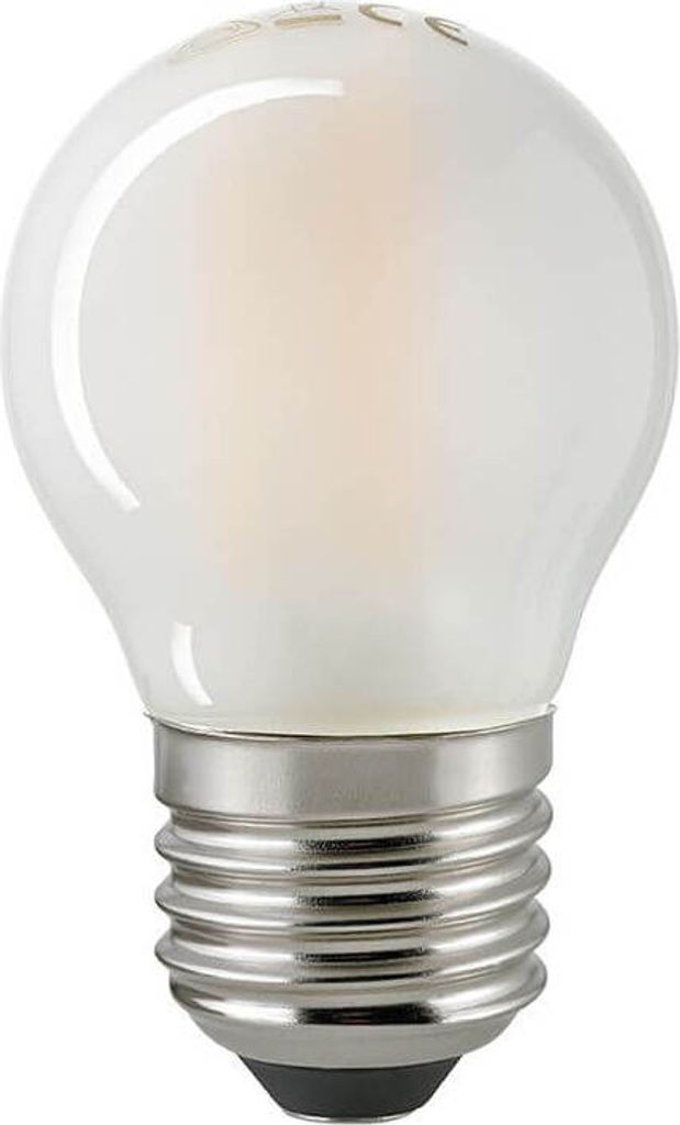SIGOR 4,5W Kugel Filament matt E27 470lm 2700-2200K LED Lampe G45 DimmToWarm