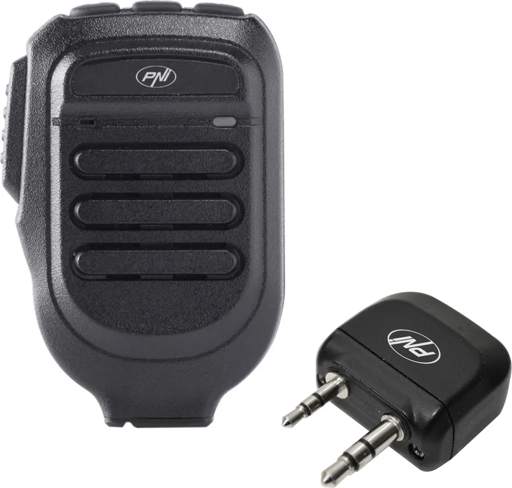 Microfono e dongle con Bluetooth PNI Mike 80, a due canali, compatibile con PNI HP 8001L