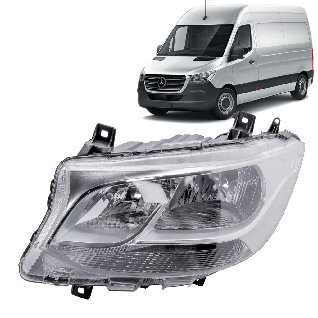 Phare avant MB Sprinter W907 W910 E-Prüf Avec moteur GAUCHE Image du produit 