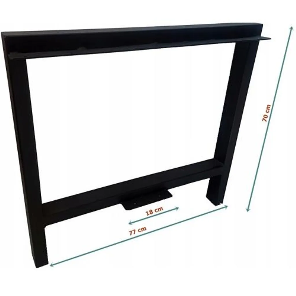 Pieds de table PALERMO 9457 : solution anti-oscillation en Acier Noir - 3