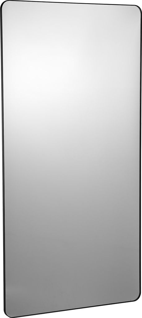 SucceBuy Schminkspiegel zur Wandmontage, 91,4 x 182,9 cm, 0,4 cm dick, Rahmen aus Aluminiumlegierung, explosionsgeschützte Folie, kratzfest, Z-fö...