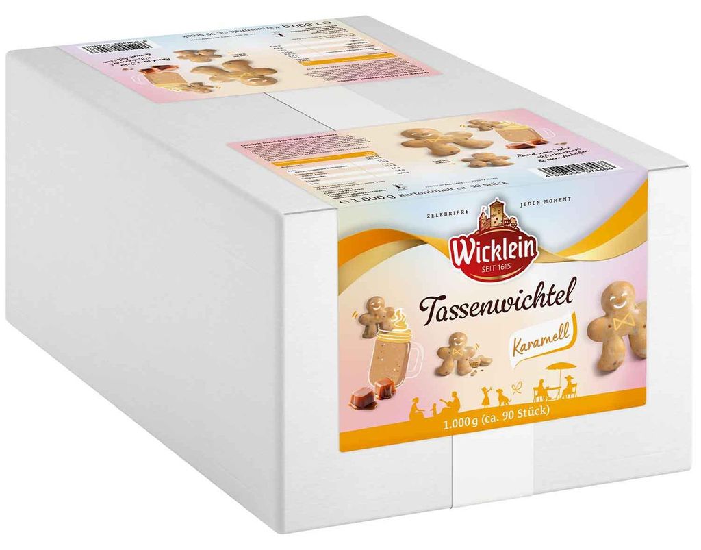 Wicklein – krasnale do filiżanek o smaku karmelowym, luzem Zdjęcie produktu 