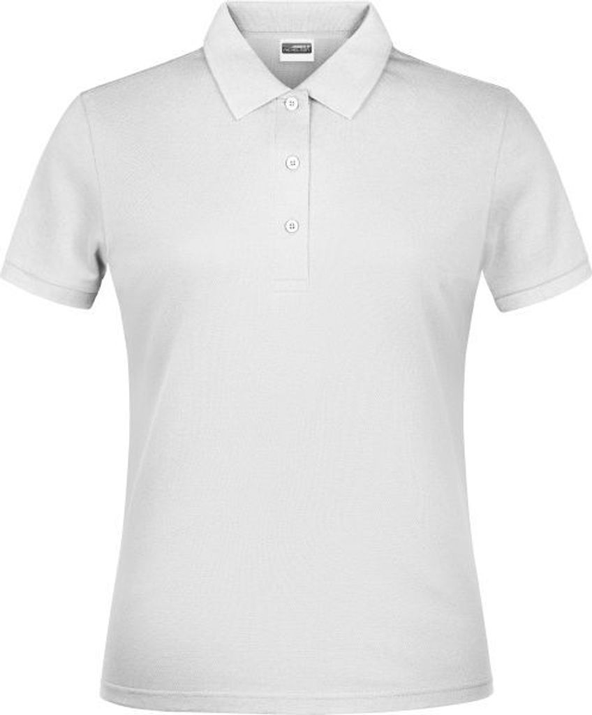Promo Polo Lady Klassisches Poloshirt white, Gr. S Produktbild 