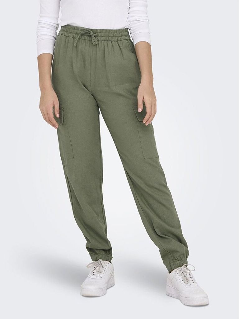 Only Caro Pull-up Cargohose Grün S / 32 Frau Grün S