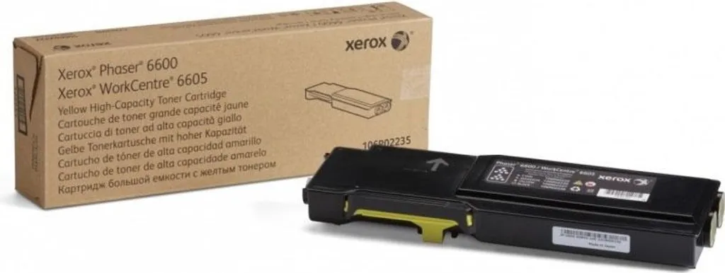 Toner jaune Xerox Phaser 6600 anti-bavure pour vos impressions de 6k pages