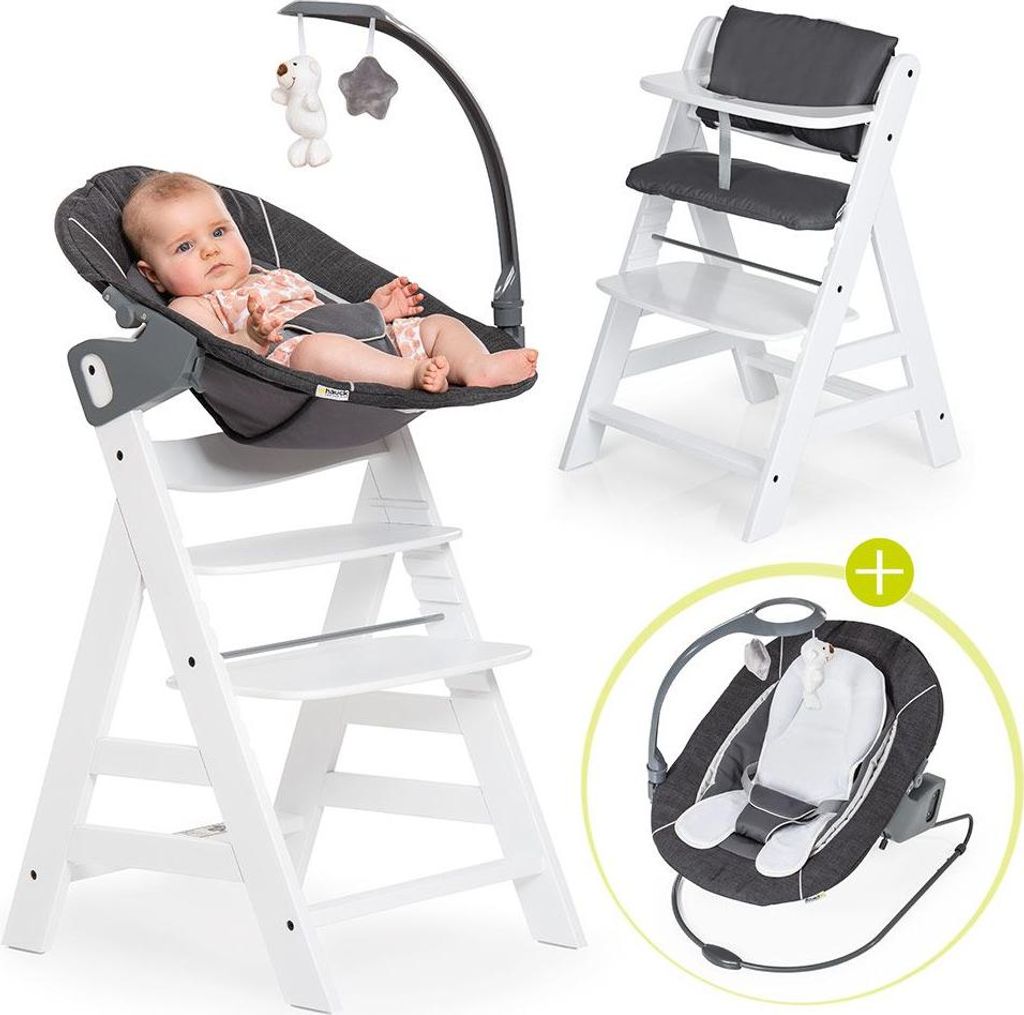 Hauck Alpha Plus Weiß Newborn Set Deluxe - 4-tlg. Produktbild 