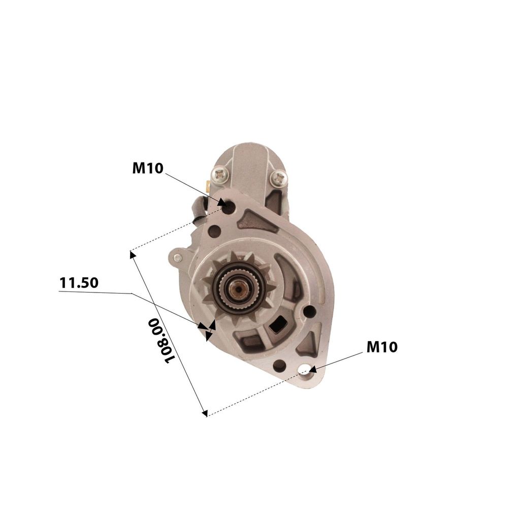 TESLA TECHNICS TT16409 PRO Starter Anlasser 2kW für NISSAN NP300 Navara Pickup (D40) 12V
