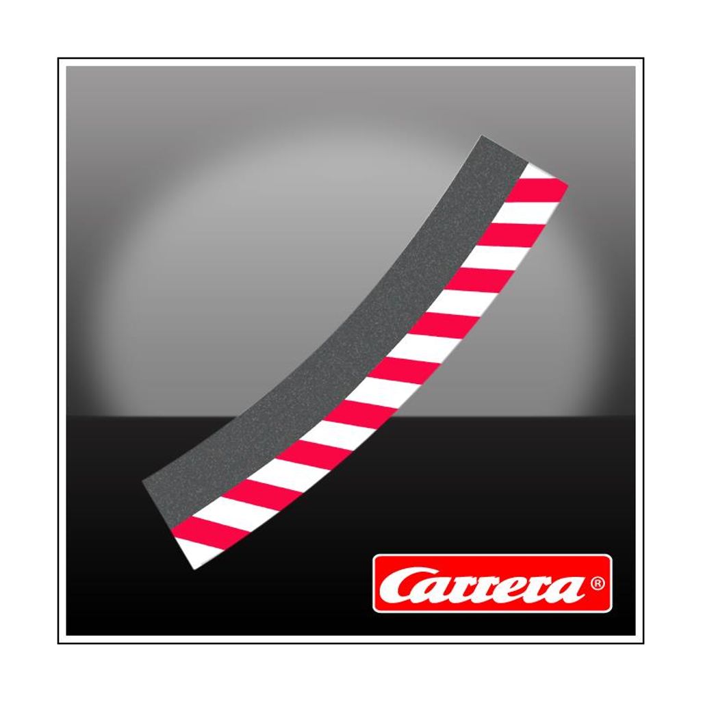 Carrera Außenrandstreifen für Steilkurve 3/30° (6), Endstü 1:24