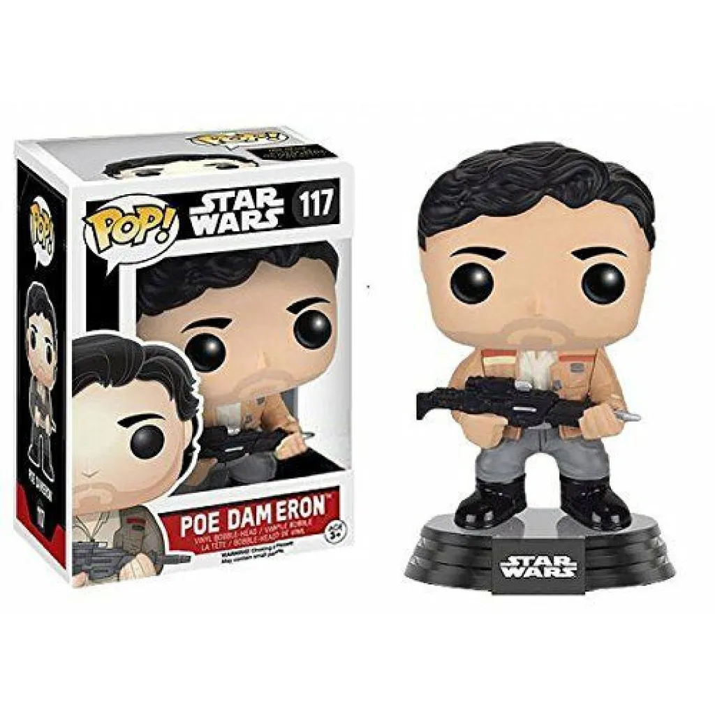 Poe Dameron Star Wars Funko POP ! 117 figurine avec arme et socle