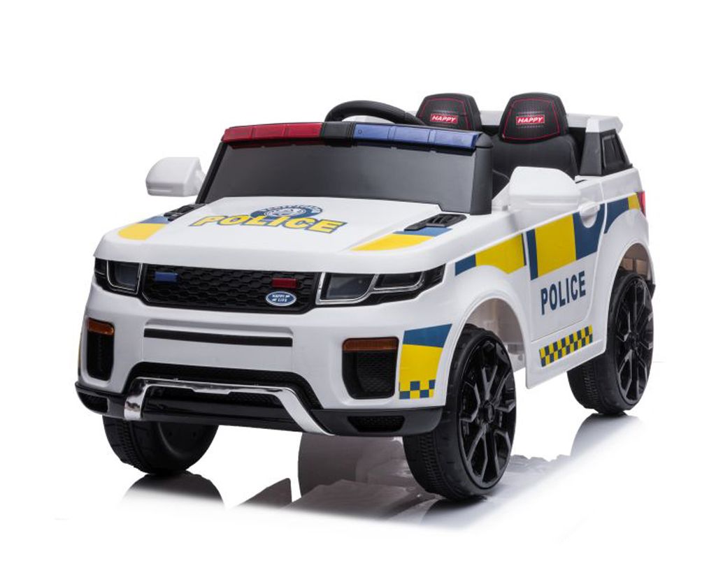 2 Motoren 2,... Kinderfahrzeug Kinderauto Polizei Design 12V Kinder Elektroauto 
