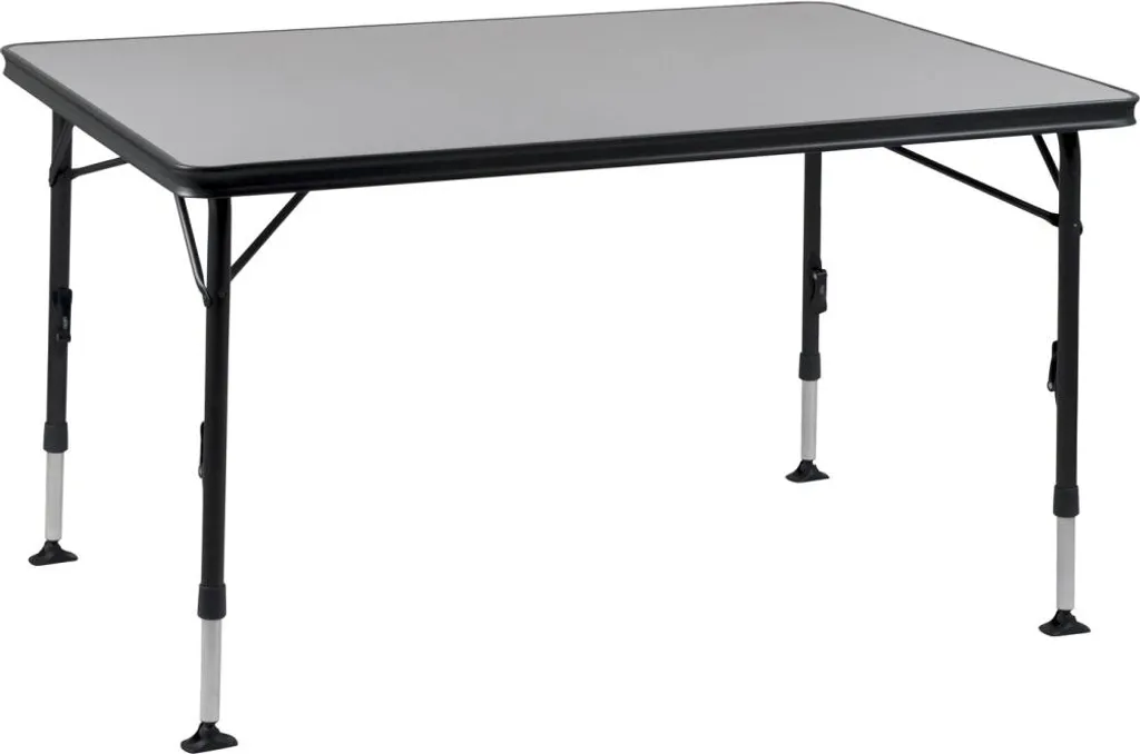 Grande Table de Jardin Pliante Crespo AP-273 Grise en Aluminium Peint