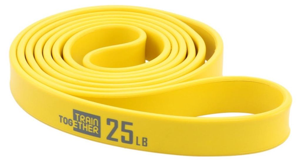 INF 25 lb Widerstands Loopband Gelb Soft Gummi 208cm x 0.4cm für Fitness