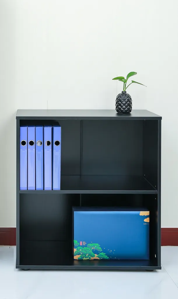 Classeur de bureau mural à compartiments gris anthracite Pro