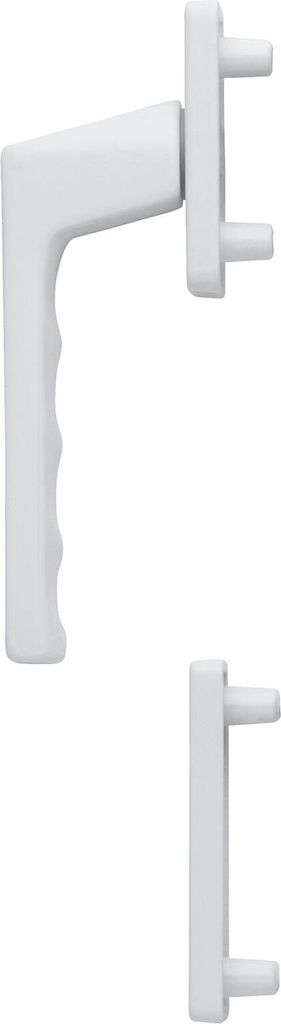 HOPPE Fenstergriff-Halbgarnitur TOULON außen hoch, Aluminium weiß