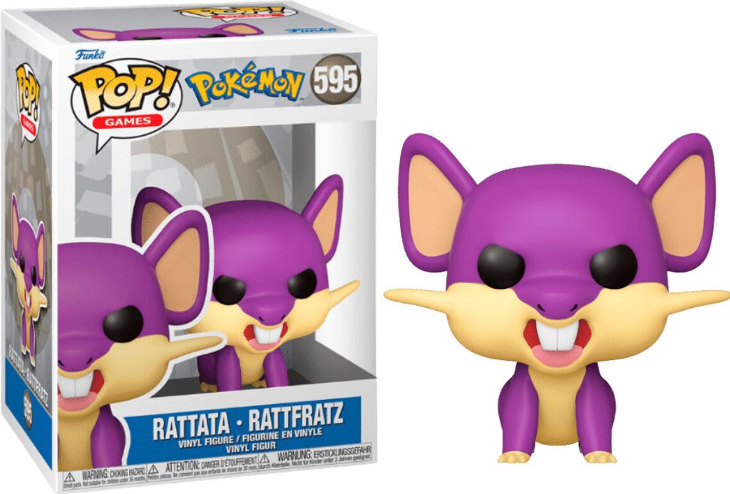 Funko Pop! Pokemon - Figurka Rattata Winylowa Premium 10cm Image du produit 