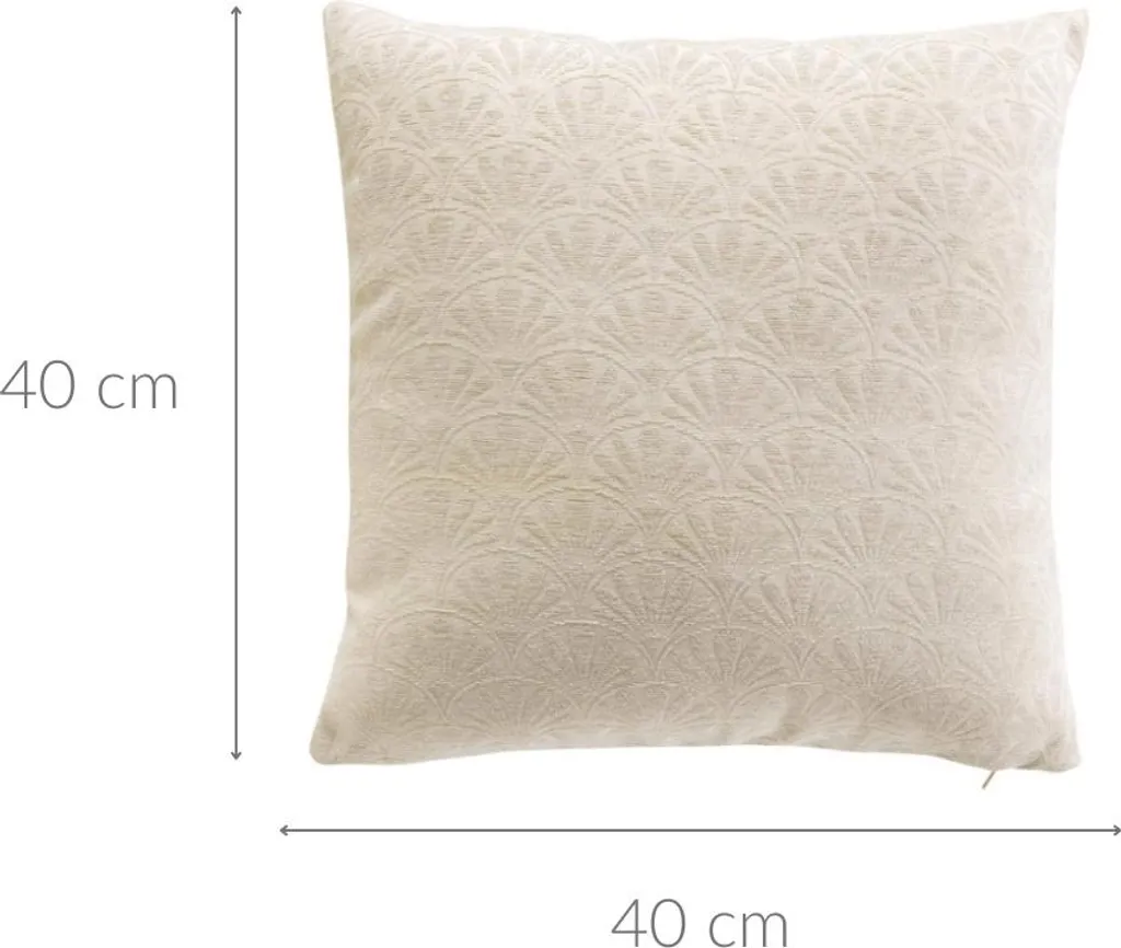 Coussin déhoussable OCHRE 40x40 cm - Tissage jacquard jaune résistant