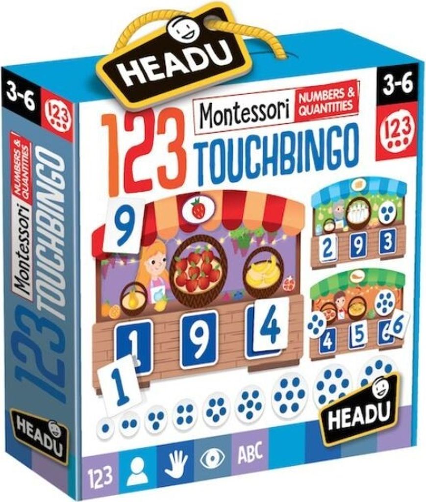 HEADU Montessori 123 Bingo-Sensor.Alter 3-6 21109
