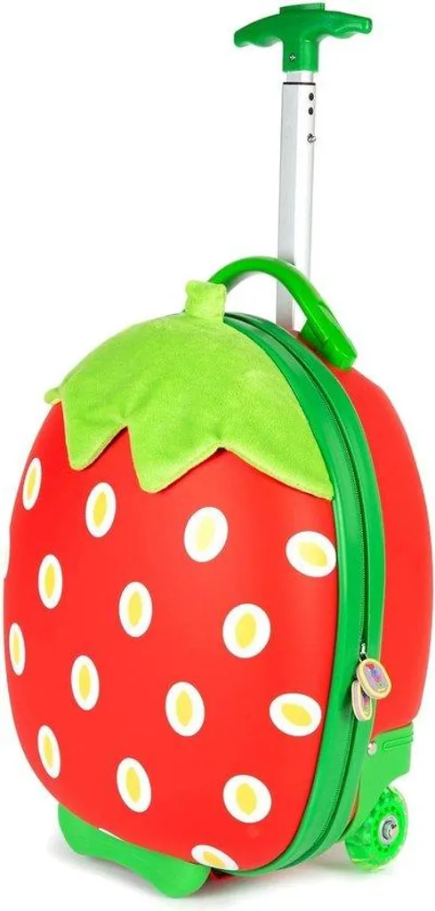 Valise enfant rouge légère sac de cabine à 4 roues multidirection