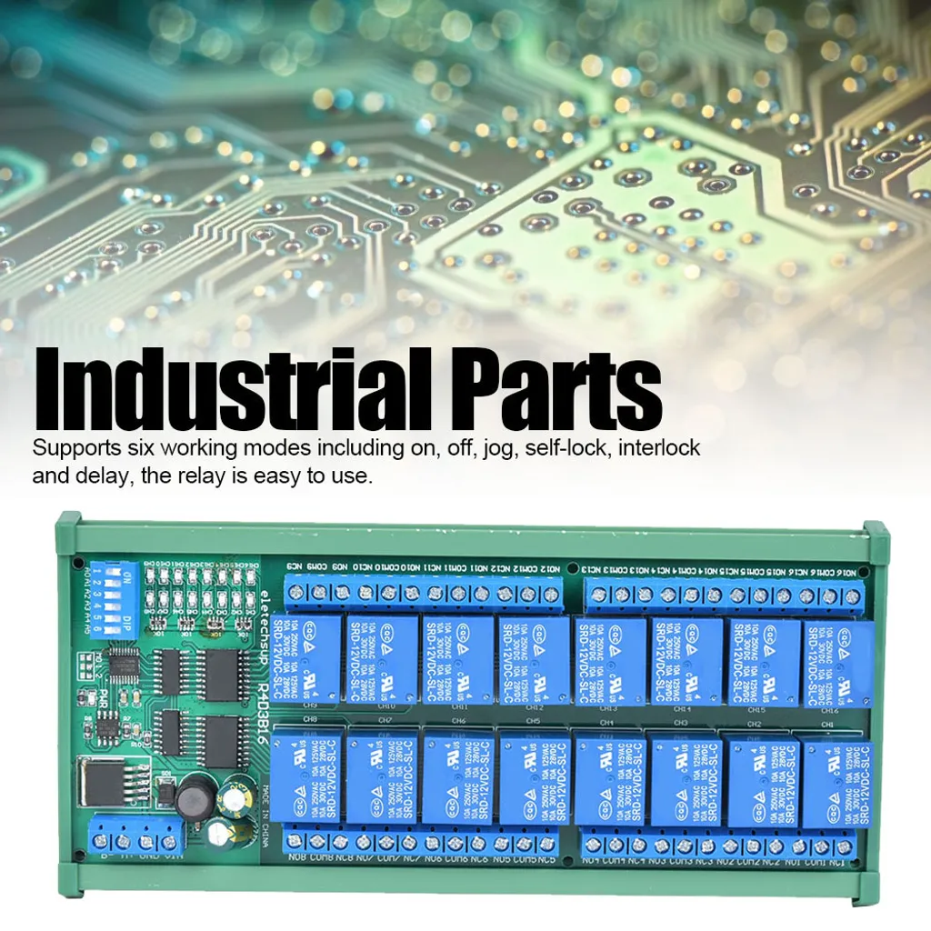 Module d'Extension Relais 12V RS485 PLC pour Télécommande Industrielle - 7