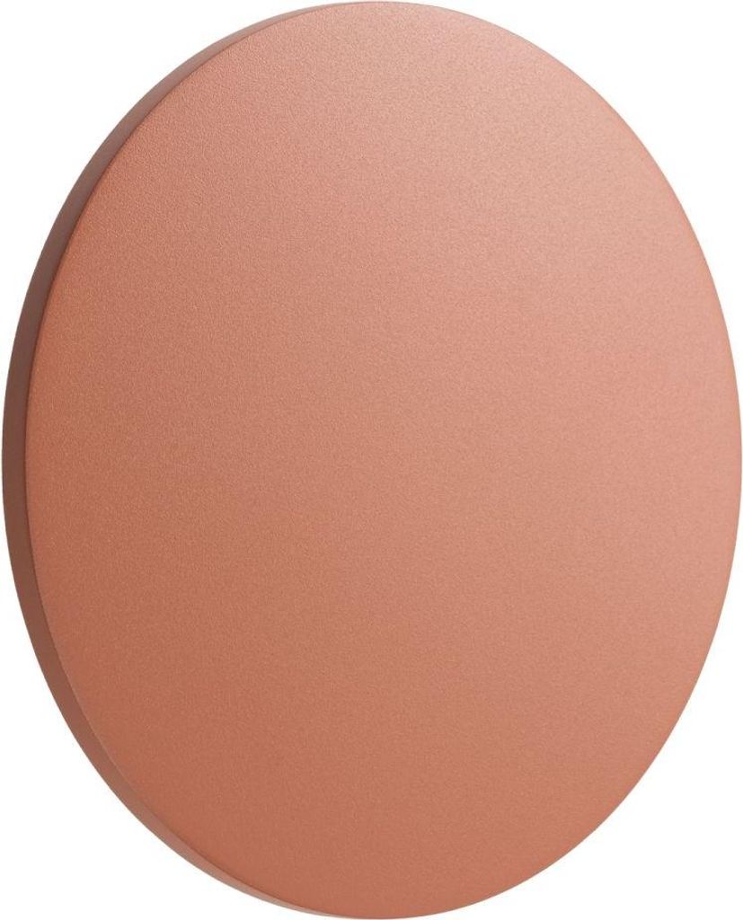 Außenwandleuchte LED Aluminium IP54 Terrakotta rund 3000 K warmweiß 540 lm Modern Kellerlampe