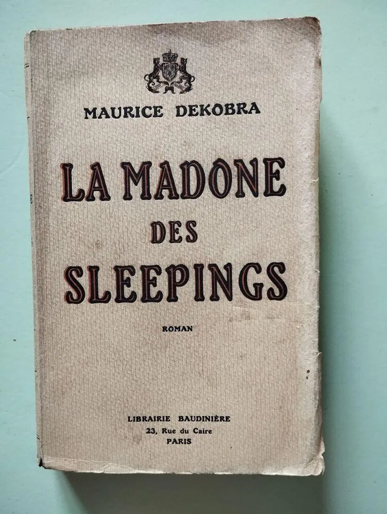 Livre La Madone des Sleepings Maurice Dekobra Roman Poche Format