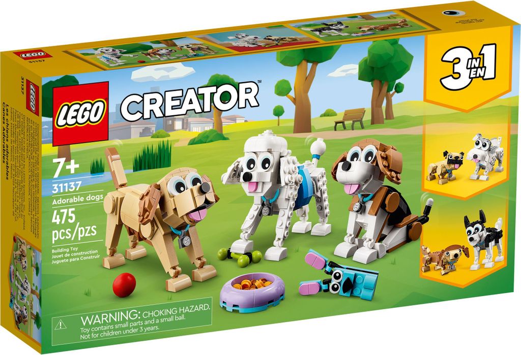 LEGO Creator 3in1 31137 Niedliche Hunde
