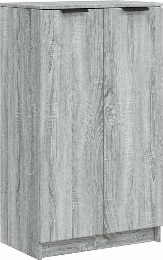 vidaXL Skriňa na topánky Grey Sonoma 59x35x100 cm Drevo Obrázok produktu 