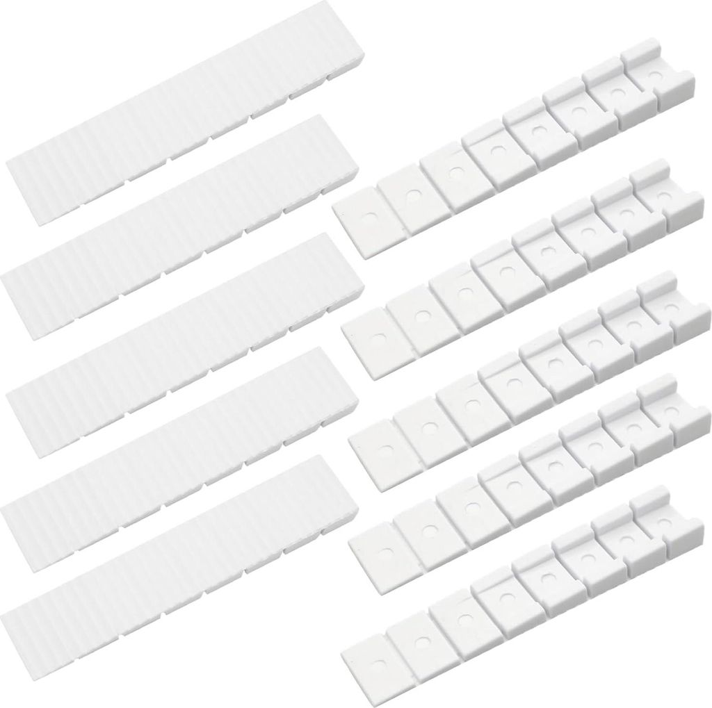 10pcs Möbelkeile,Kunststoffkeile,Keile Kunststoff,Unterlegkeile Möbel,Plastikkeile,Ausgleichskeile,Unterlegkeile Kunststoff,Kunststoffkeile Klein...