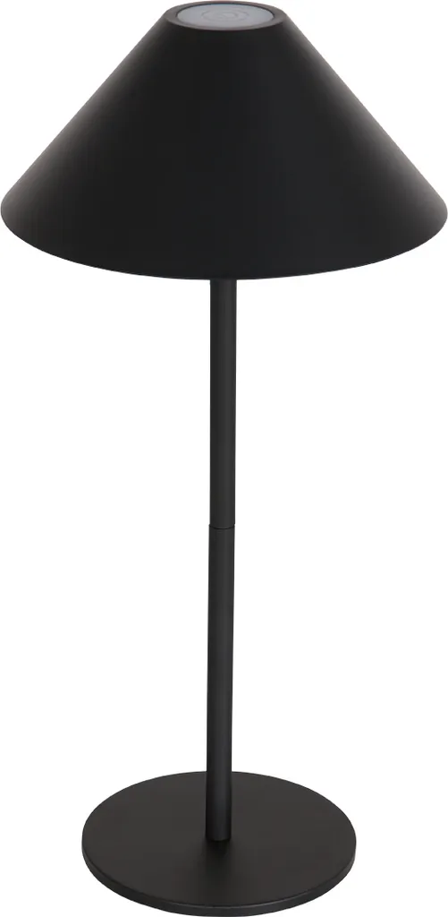Luminaire d'appoint noir LED pour salon et table de nuit Ancilla Ø15