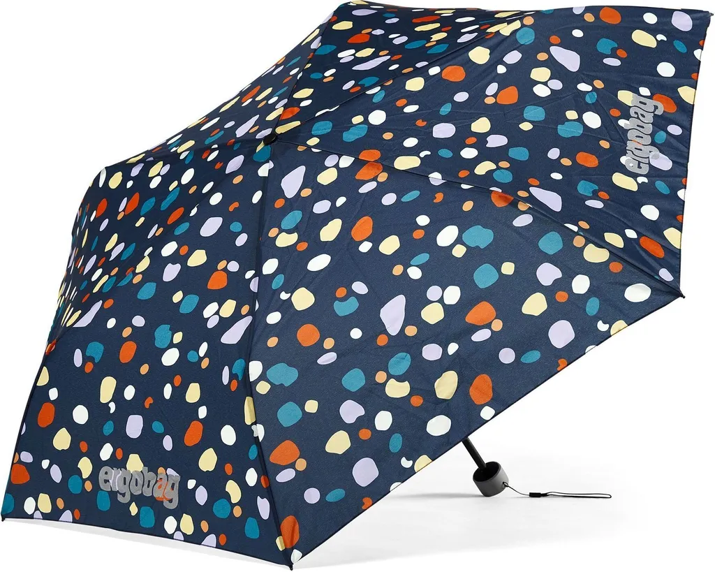ergobag ombrello tascabile ombrello Umbrella Bärnsteinhöhle blu scuro