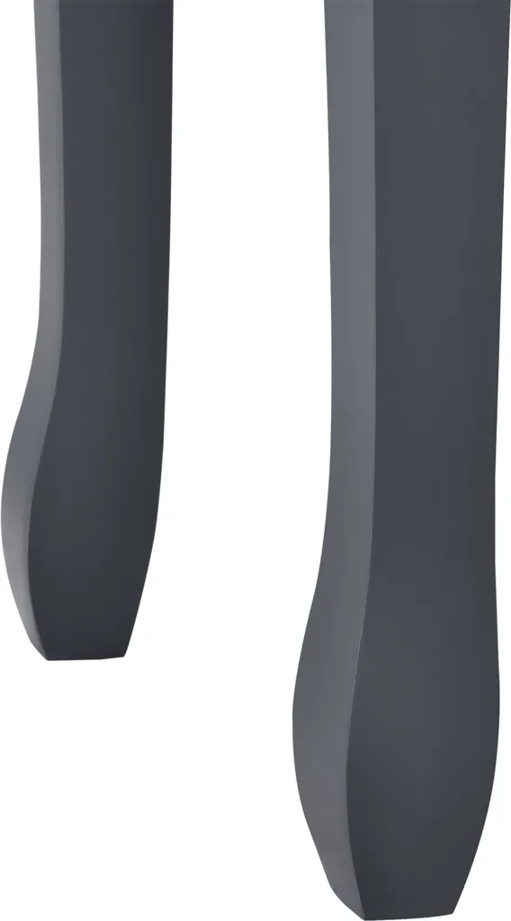 Coiffeuse console avec 3 tiroirs gris foncé meuble de rangement élégant