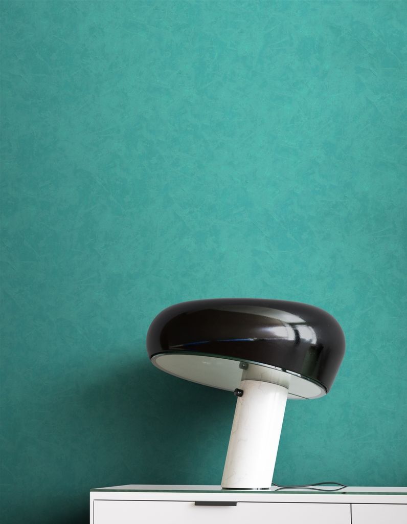 NEWROOM Tapete Blau Vliestapete Beton - Universal Modern Türkis Petrol Struktur Putz Einfarbig Uni Beton-Optik