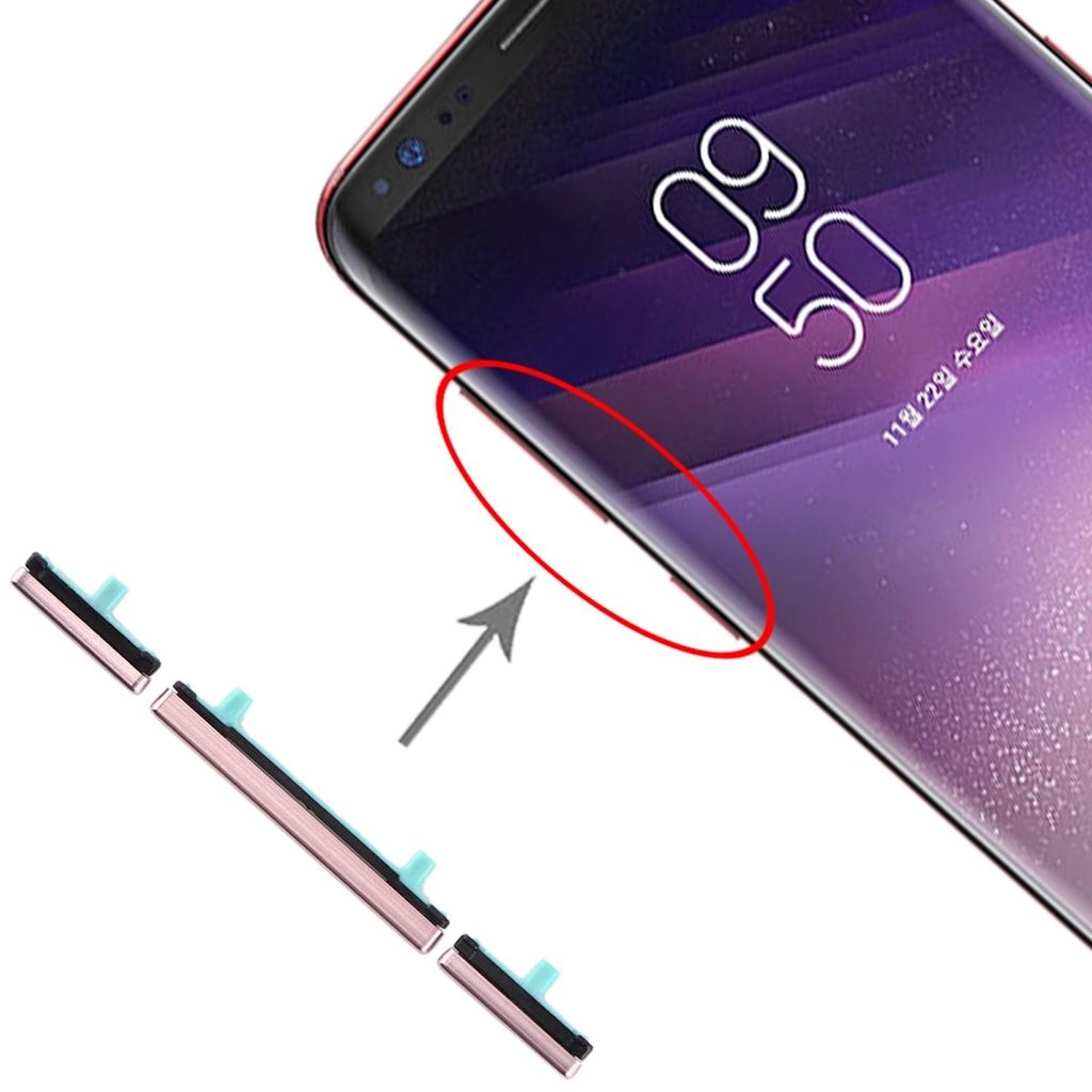 Per Samsung Galaxy S8 / S8 Plus Sidekeys Tasti laterali Immagine del prodotto 