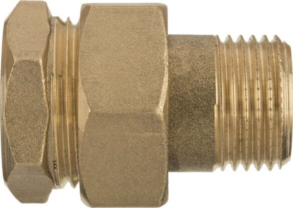 Messingverbinder Gerade Schraubverbinder O-Ring 1/2'' - H/Zm-17-015