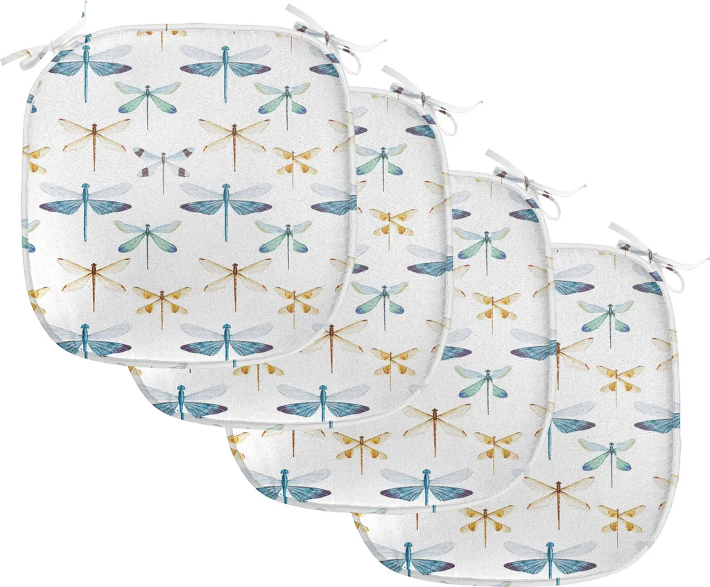 Coussin pour siège de cuisine imperméable 40x40 cm lot de 4 pièces