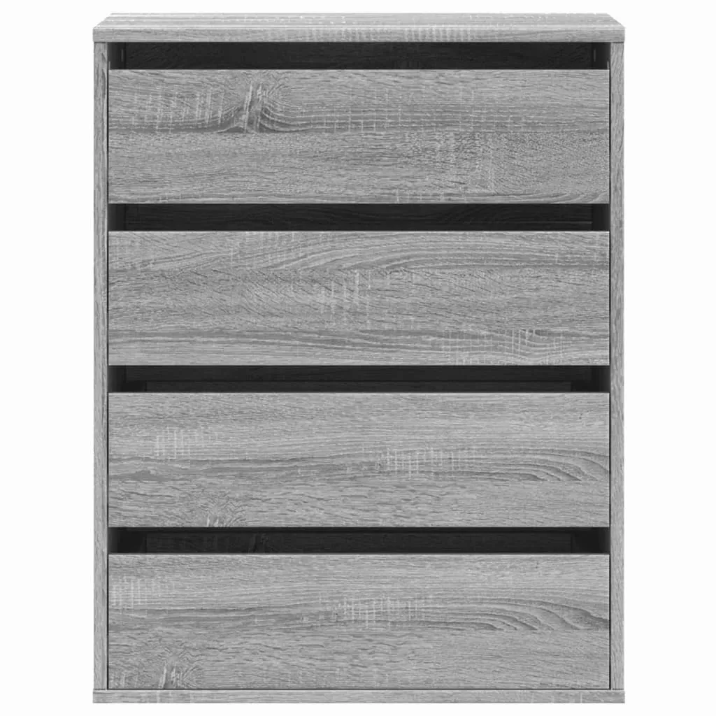 Cassettiera 60x41x76 cm Grigio Sonoma | Salvaspazio The Living Store - 5