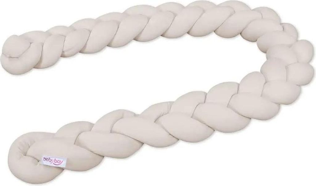 babybay Nestchenschlange geflochten passend für alle Modelle, creme