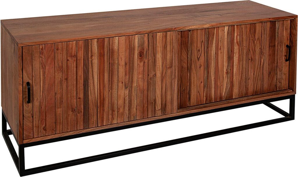 Anrichte Romimex Braun Akazienholz 40 x 60 x 140 cm