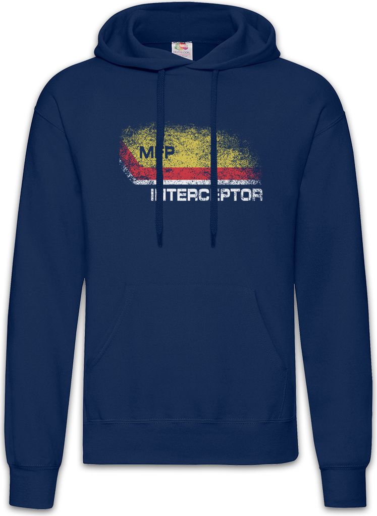 Urban Backwoods Inter I Main Force Patrol Logo, Herren Hoodie, Farbe: Navy, Größe: L