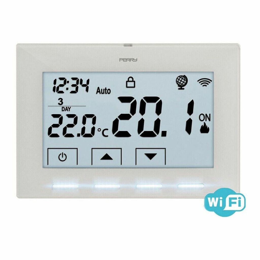 Perry 1TX CR029WIFI Termostato WiFi con timer per montaggio Immagine del prodotto 