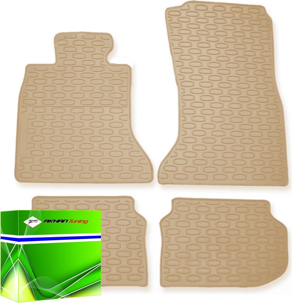 DK0357 - Gummi Fussmatten Set Geeignet für 5er F10 Limousine 2010-2017 Beige