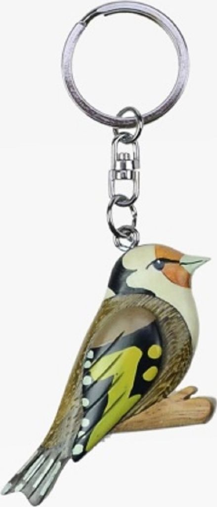 Schlüsselanhänger aus Holz - Stieglitz