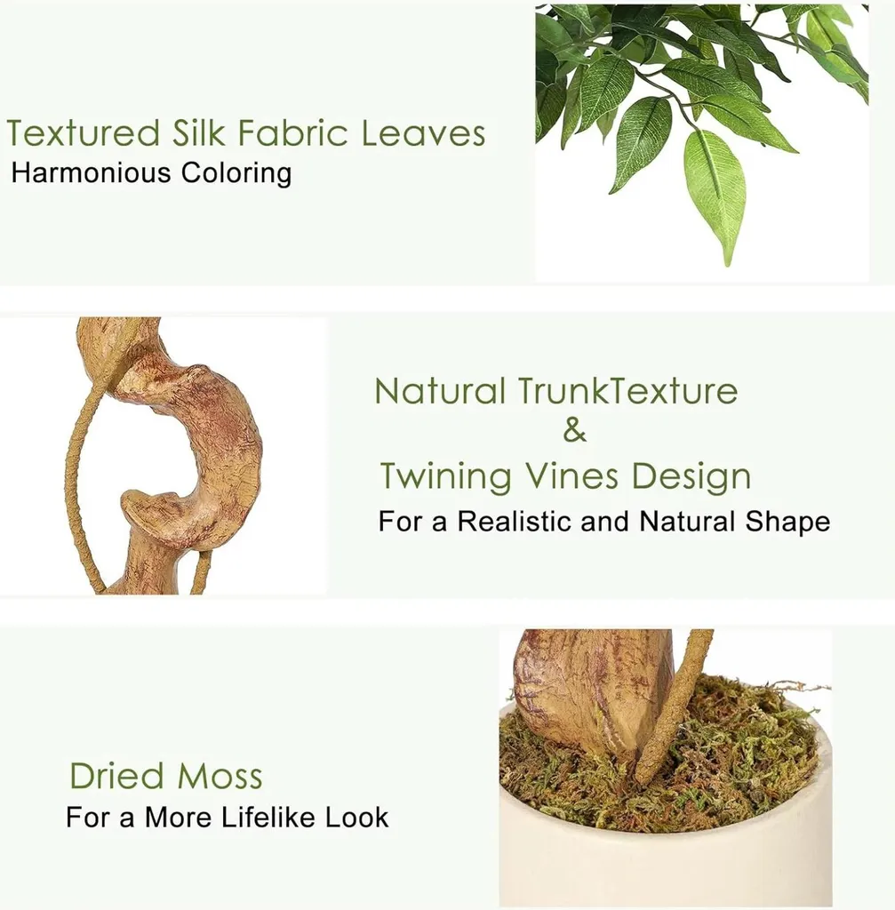 Ficus artificiel extérieur 120 cm pour décorer balcon et terrasse - 3