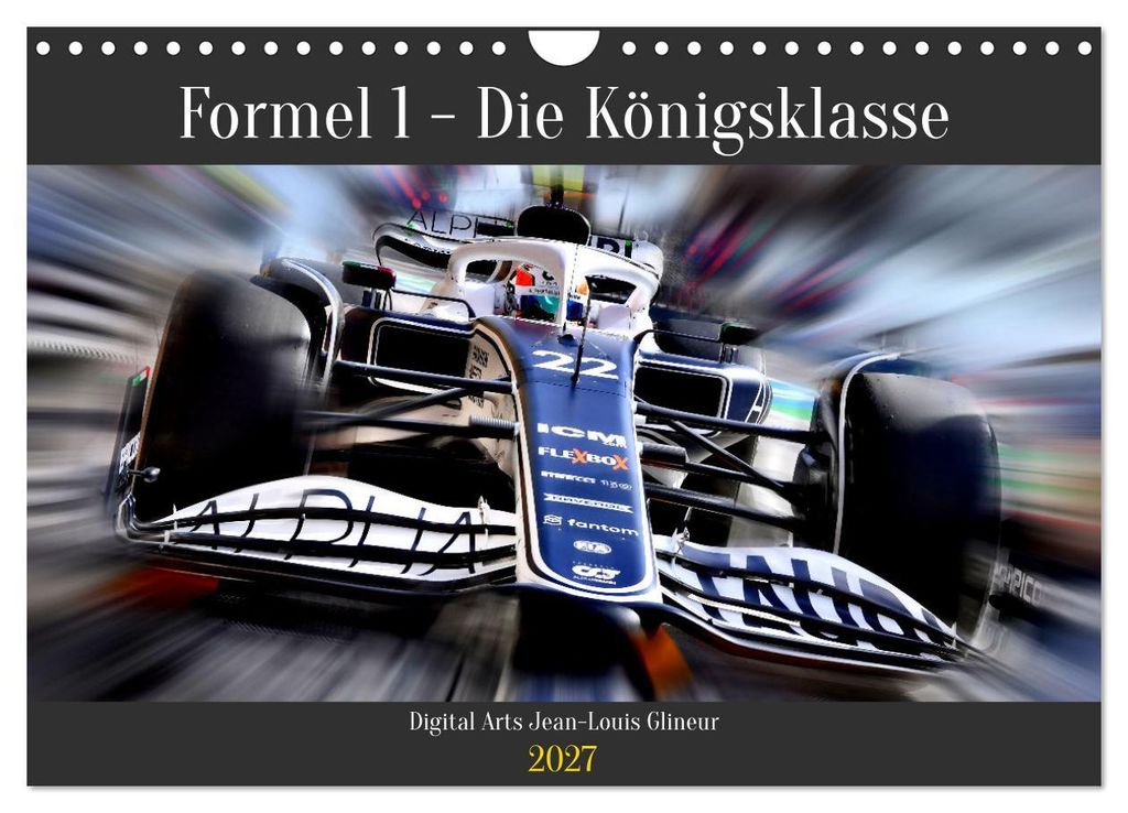 Formel 1 - Die Königsklasse (Wandkalender 2027 DIN A4 Produktbild 