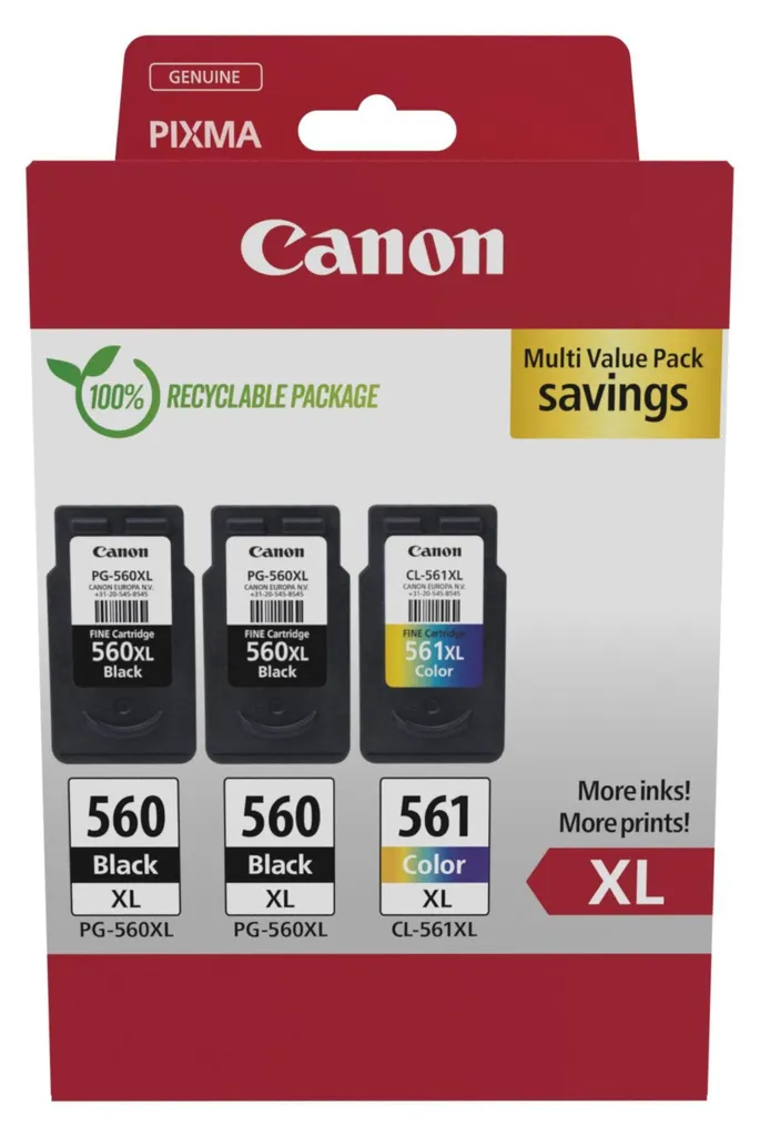 Multipack Canon PG-560 XL / CL-561 XL: Il Kit per Tutta la Famiglia