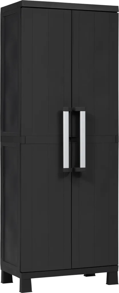 Armoire Haute en Résine Noire pour Garage et Atelier Toomax Midi
