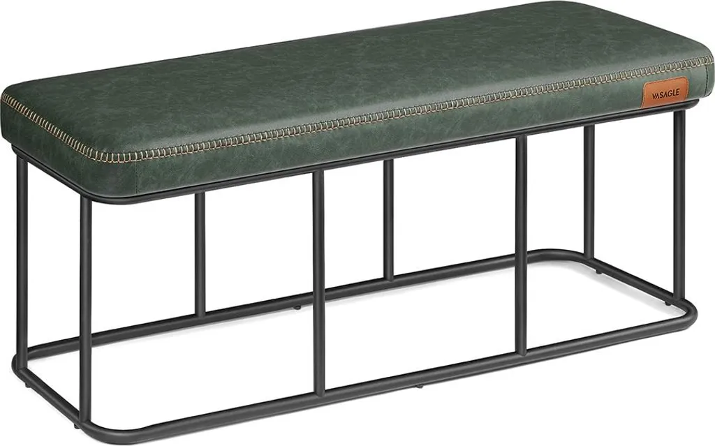 Banquette de lit solide 300 kg, banc vert forêt pour gagner de place
