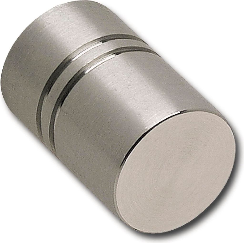 Möbelknopf Echion ø 18 mm Möbelknauf Tiefe 27 mm Türknopf Edelstahl gebürstet