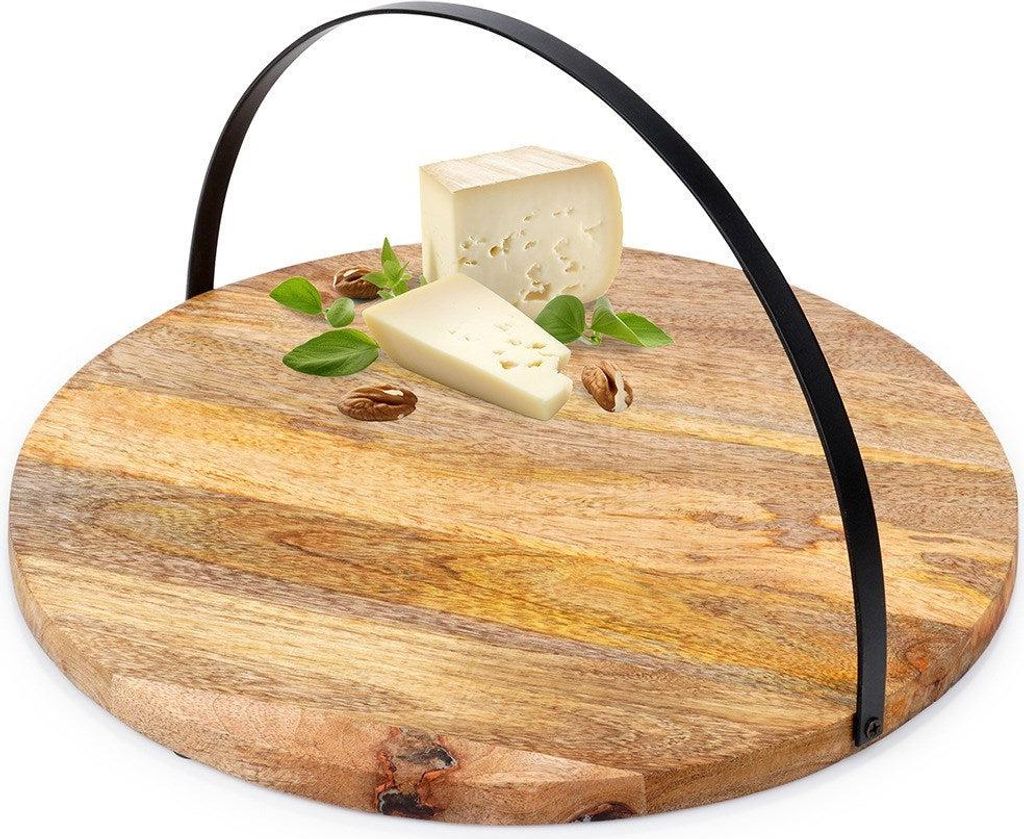 Vassoio da portata in legno 38,5 cm Immagine del prodotto 